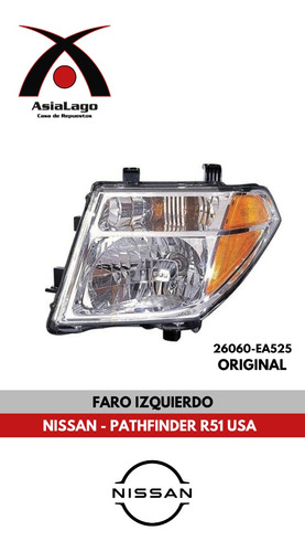 Faro Izquierdo Nissan Frontier Americana Pathfinder R51 