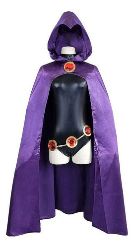 Traje De Disfraz De Raven De Teen Titan P/halloween/cosplay