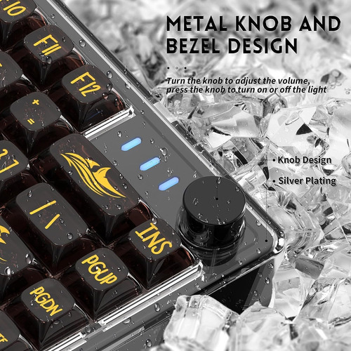 Magic-refiner 81 Keys Compact Gaming Keyboard Y Cable Usb C