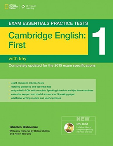 Libro Cambridge English First 2 Tests With Key +dvd Rom De V