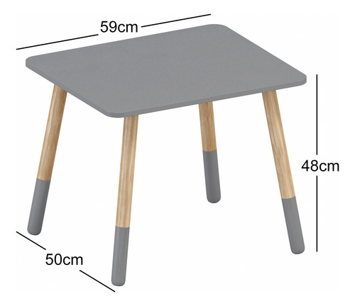 Mesa Infantil De Colorir Com 2 Cadeiras Cores