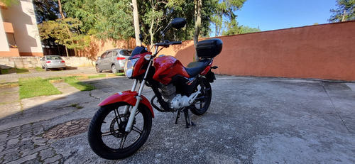 Moto Revisada, Com Pneus, Relação, Filtro E Vela Nova E Bau.