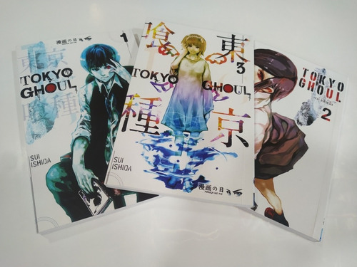 Manga Libro Tokyo Ghoul, Anime , Kaneki, Tomos 1 2 3 