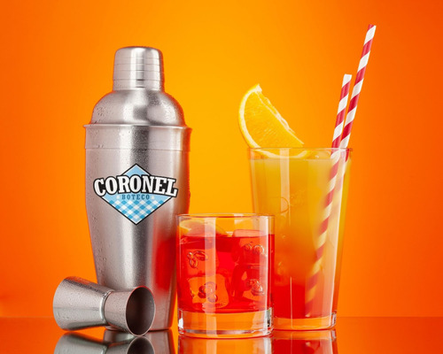 50 Coqueteleiras 500ml Personalizada Aço Inox P/ Drinks