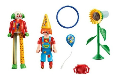 Playmobil 70967 Payasos De Circo Con Aros Acordeón Y Otros!!