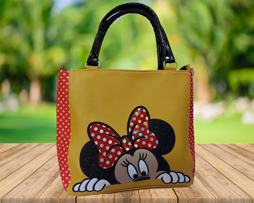 Imagen 2 de 7 de Hermosa Bolsa De Mano Para Dama, De Disney, De Minnie Mouse