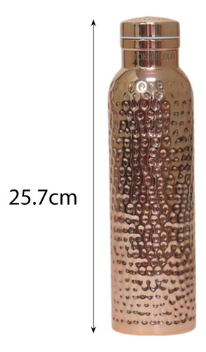 Qy Botella Deportiva De Cobre Para Beber Al Aire Libre,