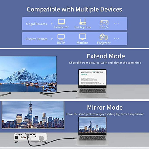 Imagen 5 de 7 de Cable Hdmi A 4k Hdmi Full Hd Versión 2.0 De 3m