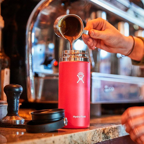 Botella Termica Hydro Flask 473ml/16oz Termo Wide Mouth Tapa Flex Sip Lid Café Bebidas Frío/Caliente Portátil