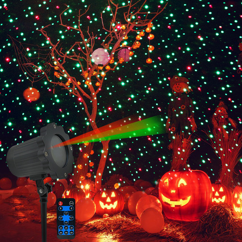 Projector Light Indoor Outdoor Red/green.2-color Motion