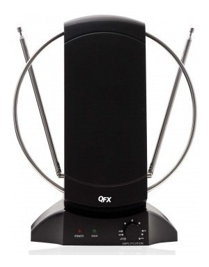 Antena Digital De Tv Y Hdtv Qfx Hd/dtv/vhf/uhf/fm Radio 90