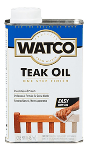 Aceite De Teca Watco Acabado Protección De Madera Xtr P