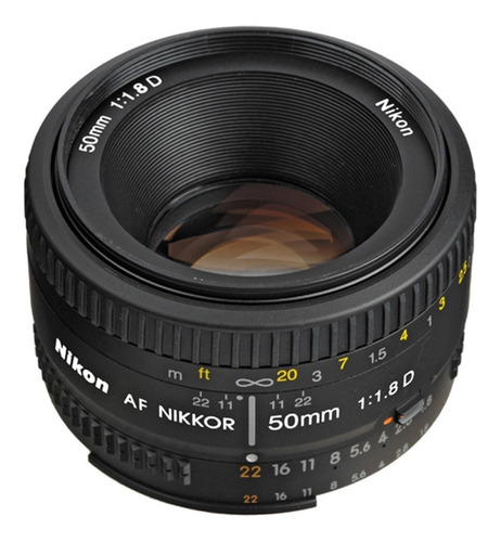 Lente Nikon Af 50mm 1.8d Reflex D5300 D3300 D3500 D3100 D5500 D7000 D7100 / Garantia / Factura A Y B / Envio Gratis 