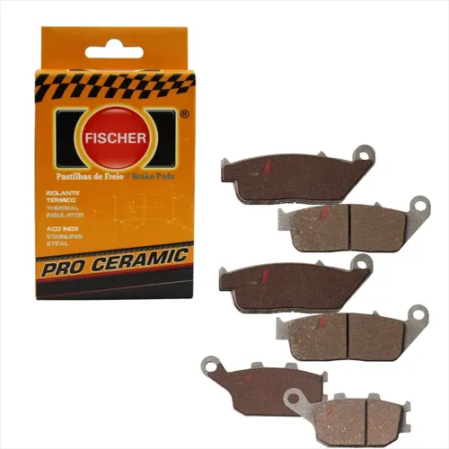 Kit Pastilha Fischer Diant+tras Kawasaki Z750 Fj0875 Fj1150