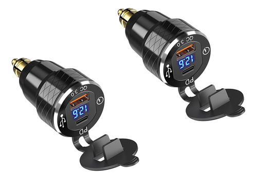 General 2 X Cargador Rápido Usb Pd 3.0 C, Din A Usb Y