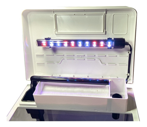 Aquário Boyu Ms-320 Branco 20l Com Filtro E Iluminação