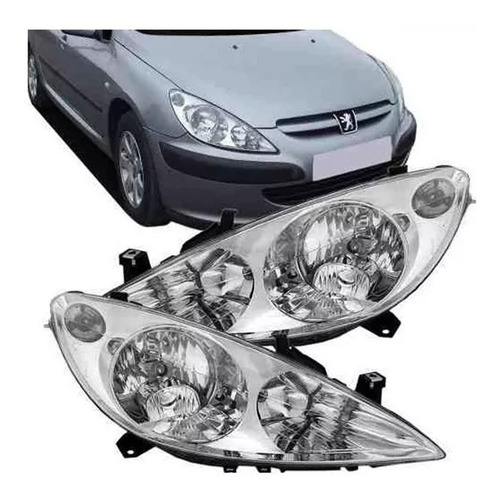 Optica Peugeot 307 2001 2002 2003 2004 2005 2006 Doble Parab