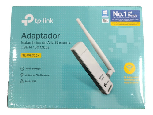 Adaptador Usb Wifi Tp Link 150mb Antena Tl-wn722n