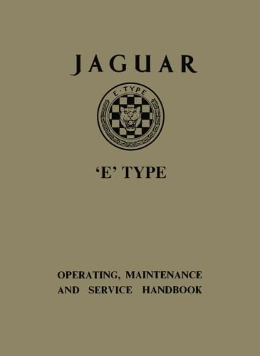 Libro: Jaguar E Type: Operating, Maintenance And Han