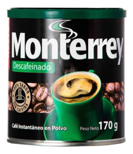 Café Monterrey Descafeinando - 170 Gramos