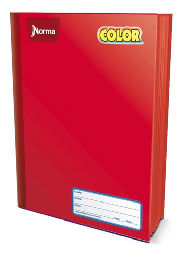 Cuaderno Norma Color Forma Francesa Cosido Cuadro Chico