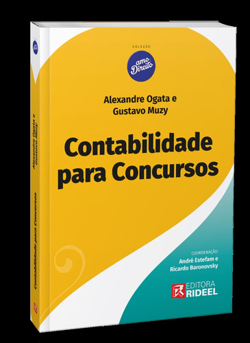 Contabilidade Para Concursos - Amo Direito, De Gustavo Muzy / Alexandre Ogata. Editora Rideel Editora ( Bicho Esperto ), Capa Mole Em Português