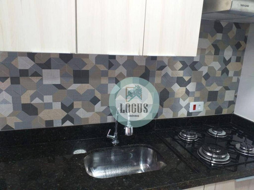 Imagem 9 de 30 de Apartamento Com 50m² Composto De 2 Dormitórios Sendo 1 Suíte E Um Dos Com Sacada, À Venda Por R$ 265.000,00 - Utinga, Santo André/sp - Ap2025