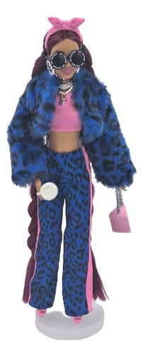 Barbie Extra 17 Morena Animal Print Fashionistas Articulada