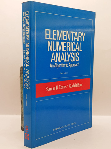 Elementary Numerical Analysis, Samuel D. Conte
