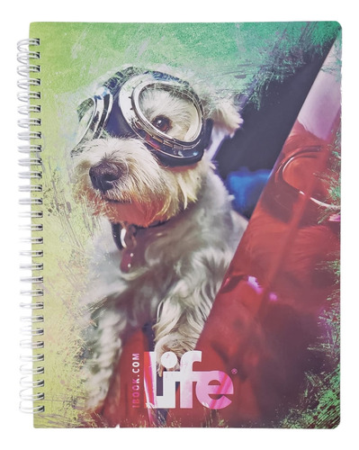 Cuaderno Profesional Life Ibook Doble Arillo Cuadro Grande