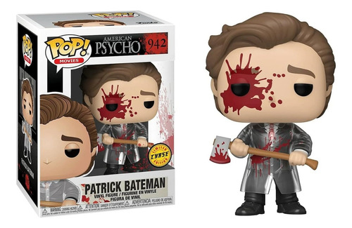 Boneco Funko Pop American Psycho Patrick Bateman 942 Chase