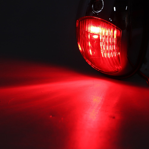 A Luz De Navegación Marina Led 12v Impermeable Verde