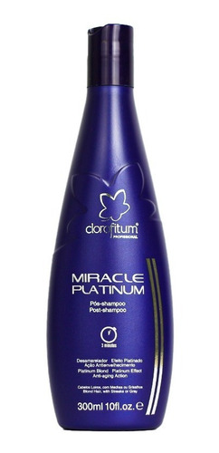 Pós-shampoo 300ml - Miracle Platinum Clorofitum
