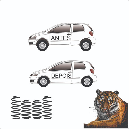 Kit De Molas Rebaixado Gm Astra Importado C/ar 95/96