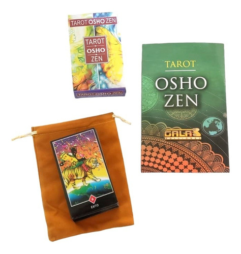 Tarot Osho Español + Libro Español + Bolso Regalo