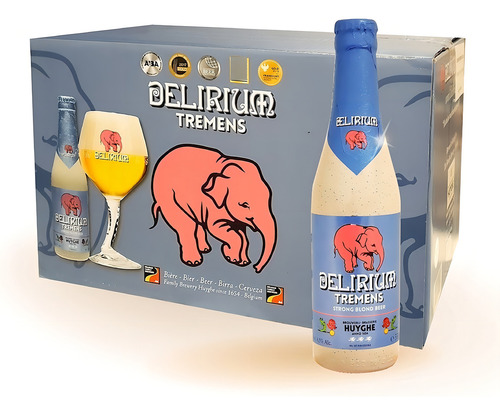 Caja 24 Pz Cerveza Delirium Tremens 330 Ml C/u