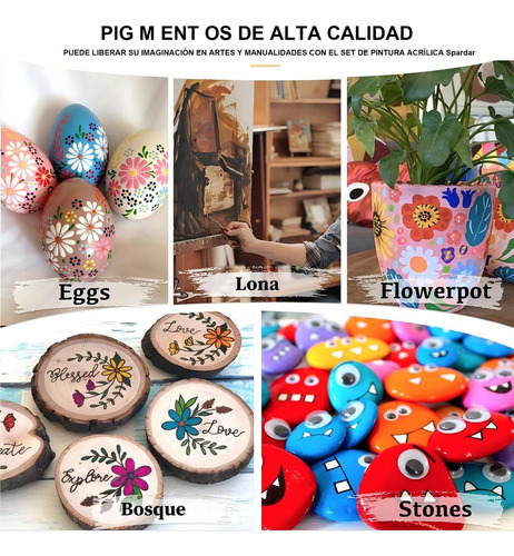 24 Colores Kit De Pinturas Acrilicas Con 10 Óleo Pincel Y Paleta De Mezcla,lienzo Y Exquisita Caja,pinturas No Tóxicas Para Artistas Y Pintores De Pasatiempos,juego De Pintura Artistica De Alta Calida