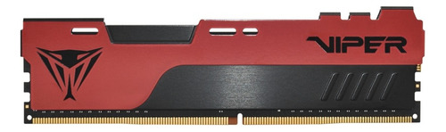 Memoria RAM Viper Elite II gamer color negro/rojo 16GB 1 Patriot PVE2416G320C8