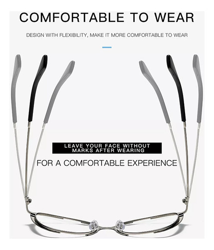 Mujer Lentes De Moda Transparentes Para Luz Azul Computadora