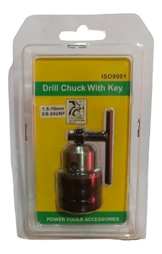 Mandril Para Taladro  Drill Chuck 1,5 - 10mm. 3/8-24unf