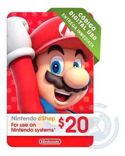 Nintendo Eshop Gift Card $20 | Tarjeta Regalo | Envío Rápido