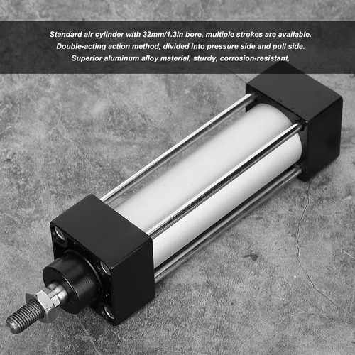 Cilindro Neumático Sc32 De Aleación De Aluminio Estándar Dob