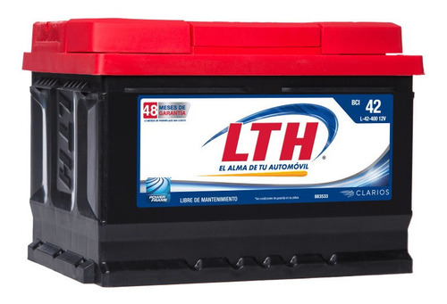 Batería Lth 42-400 Vocho, Combi, Chevy, Jetta, Spark, Versa