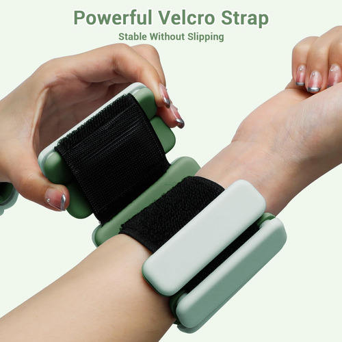 Juego De 2 Pulseras De Silicona Ajustables Para Mujer, Para