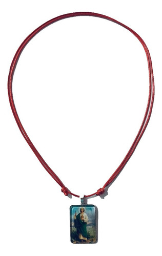 7 Collar Rojo Proteccion San Judas Tadeo (cr48)