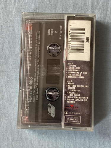 Bronco / Por El Mundo Cassette Original Bmg 1992 Impecable (Usado)
