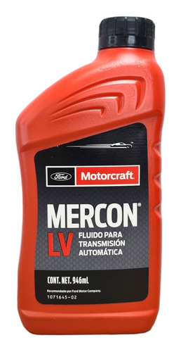 Aceite De Transmisión Marca Motorcraft Mercon  Lv 946 Ml 