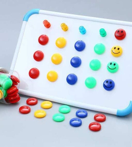 8 Imanes Carita Feliz De Colores Decoracion Pryecto Oficina Multicolor Cara Sonriente