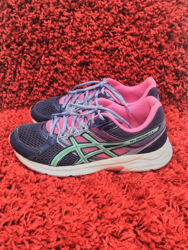 1105 Tênis Asics, Gel-contend 3 A, Preto Com Rosa