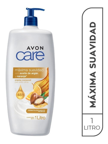 Crema Corporal Con Aceite De Argán Y Naranja Care Avon Aceite De Argán